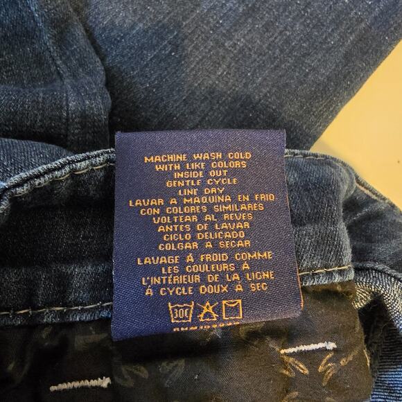 Seven7 Bootcut Jeans Women's 27 Blue Dark Wash - Picture 6 of 16